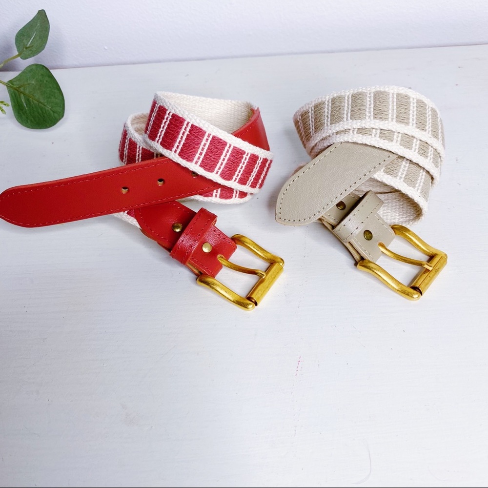 2 Canvas Belts